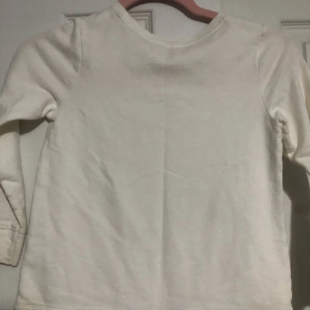 Oshkosh B’gosh holiday gold snowflake sweatshirt girls size 8 FINAL PRICE‎